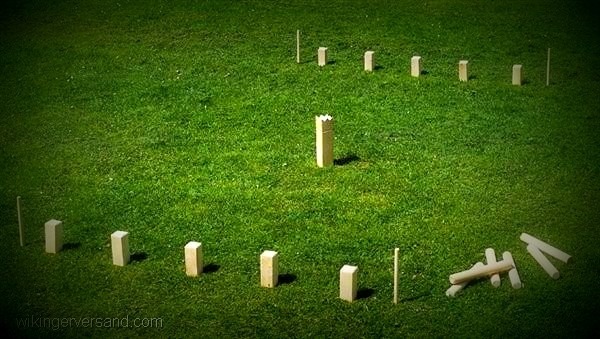 Vikingų žaidimo „Kubb“ nuoma — nuoma