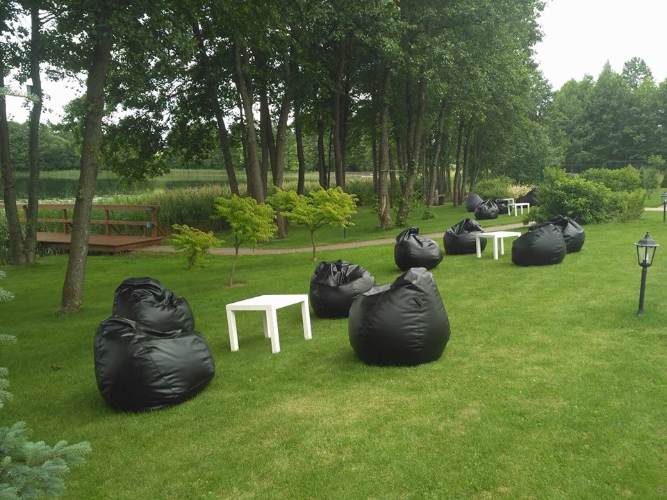 Bean Bag (Black) Rentals | FormDecor Event Trade Show Furniture Rental